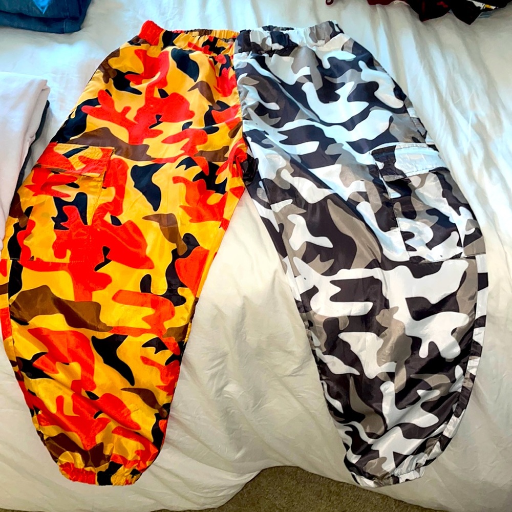 Camo sweatpants size M